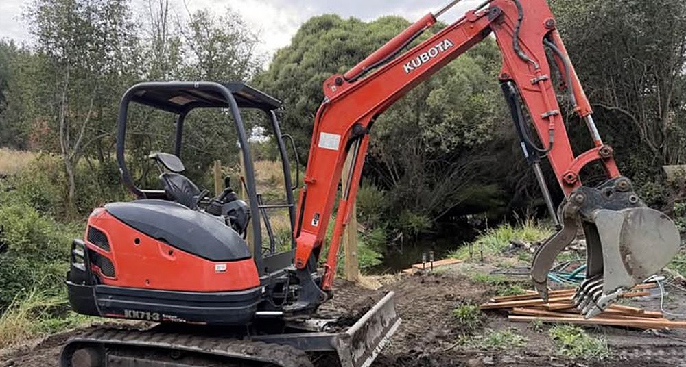 2019 Kubota KX71-3 mini excavator